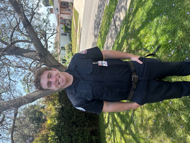 Barret Kelly EMT ready for shift